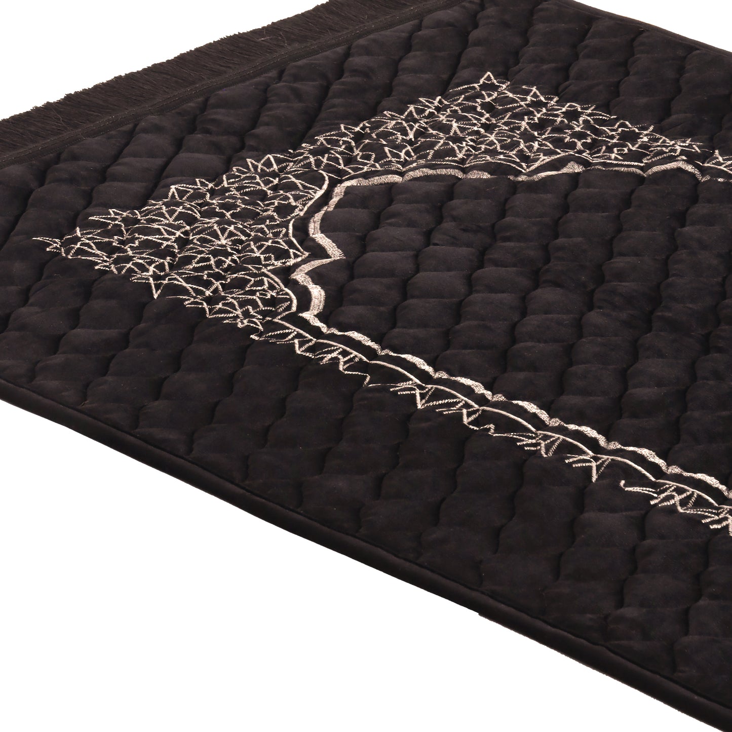 Premium Embroidered Soft Velvet Quilted Prayer Mat - PR046052