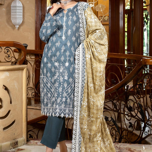 ZESH CUTWORK EMBROIDERED LAWN EDIT' 24 - LS788