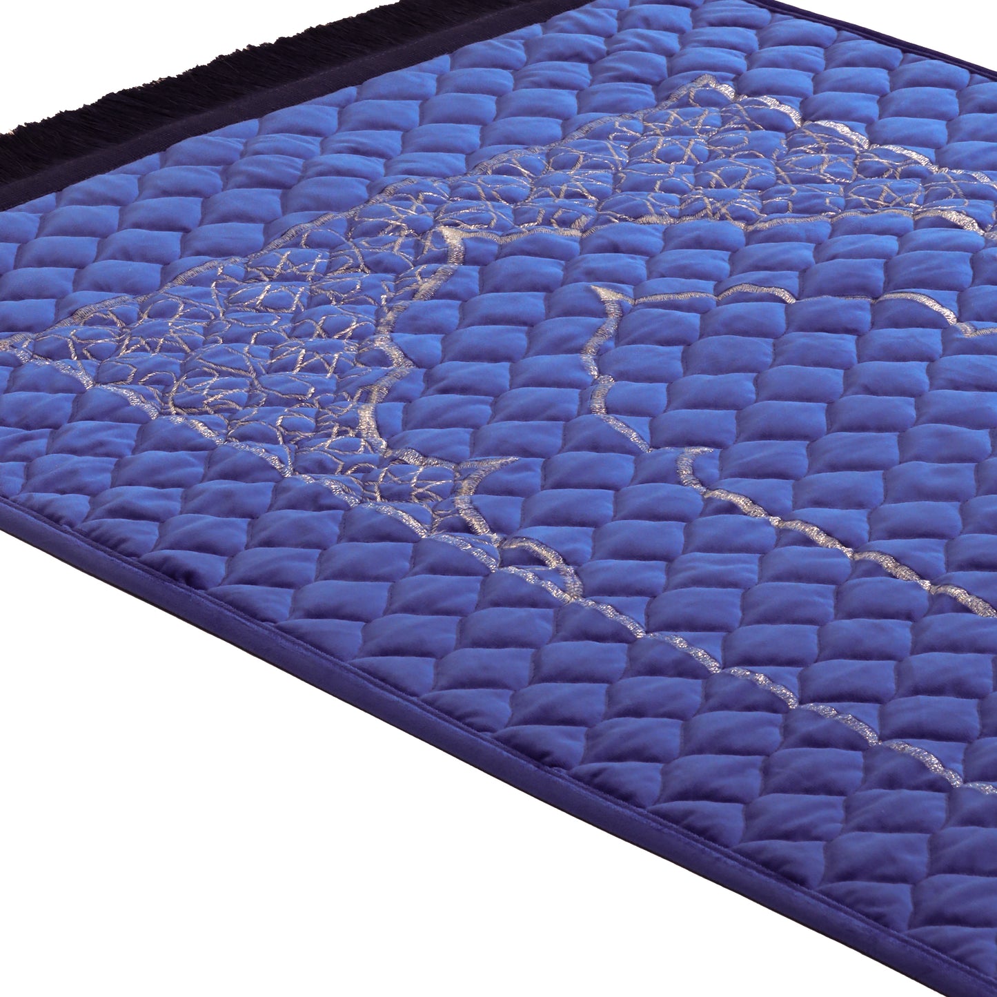 Premium Embroidered Soft Velvet Quilted Prayer Mat - PR053059