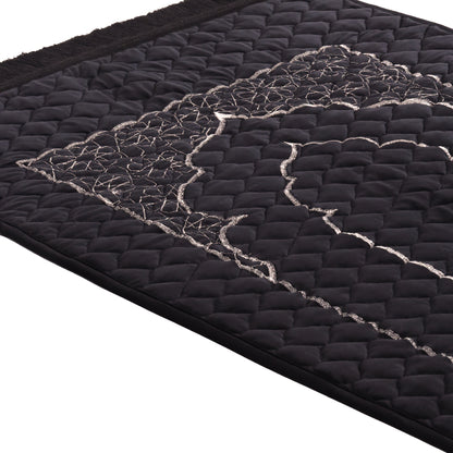 Premium Embroidered Soft Velvet Quilted Prayer Mat - PR053059