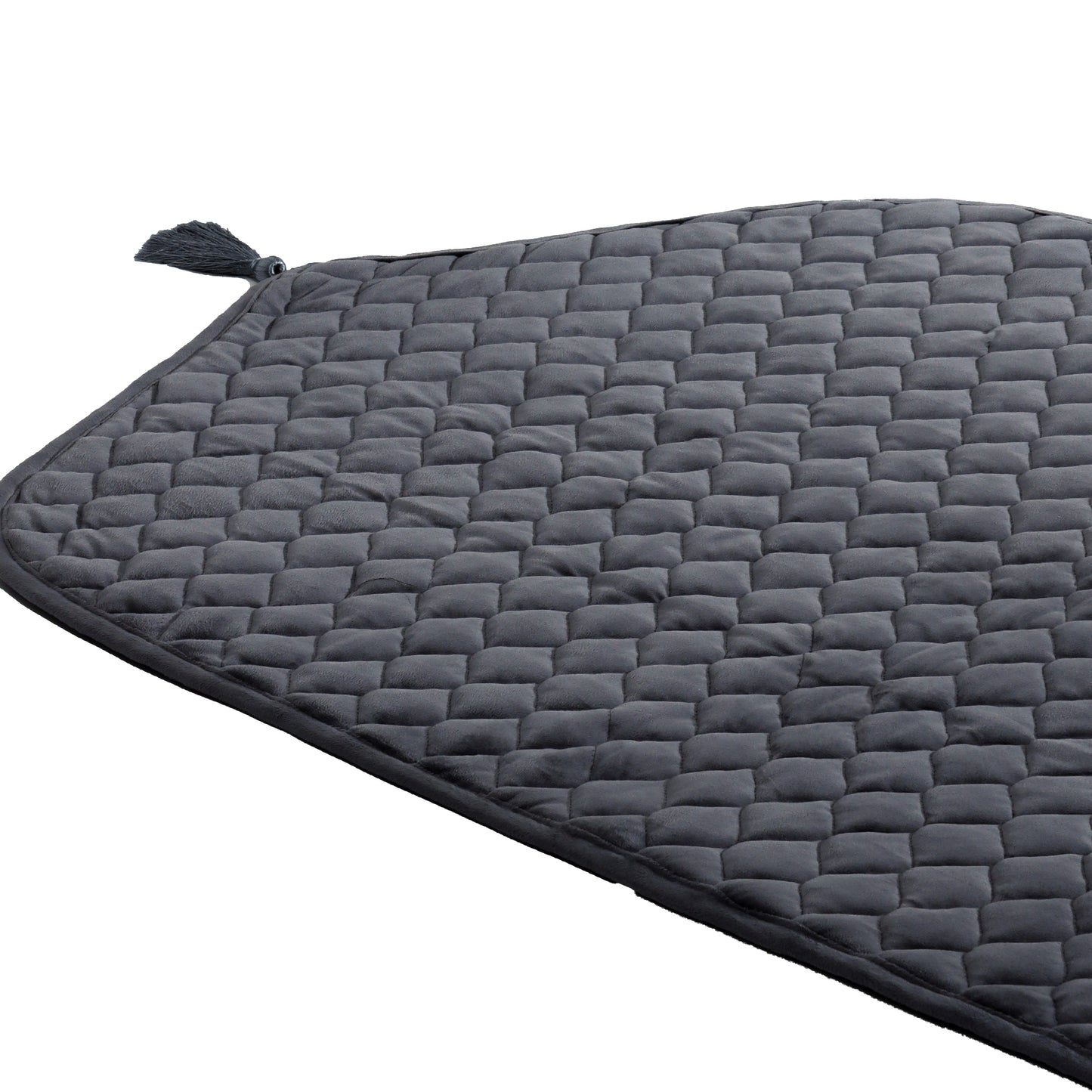 Premium Soft Plain Velvet Quilted Prayer Mat - PR060062