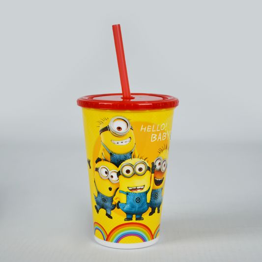 Minions - Straw Glass Straw Cup Kids Straw Bottle - KSB006