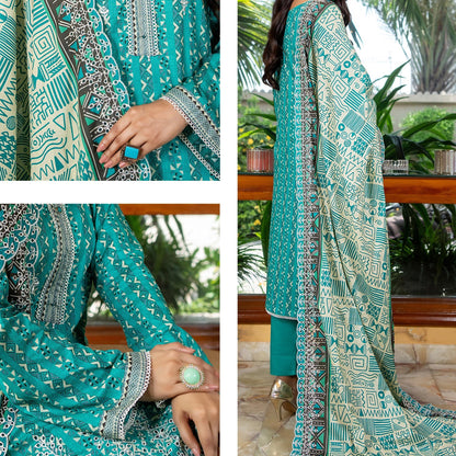 ZESH CUTWORK EMBROIDERED LAWN EDIT' 24 - LS795