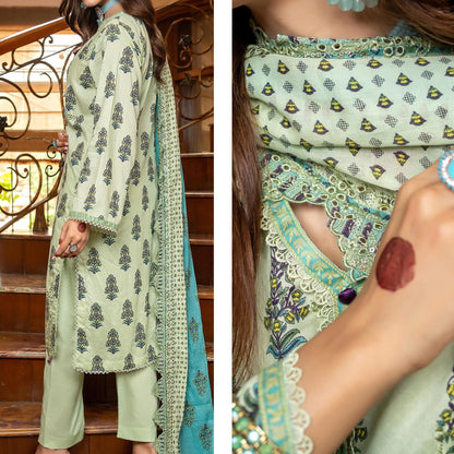 ZESH CUTWORK EMBROIDERED LAWN EDIT' 24 - LS796