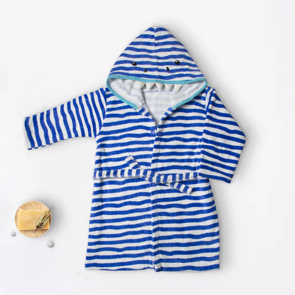 Exports Leftover 100% Cotton Kids Printed Bathrobe - KBR009