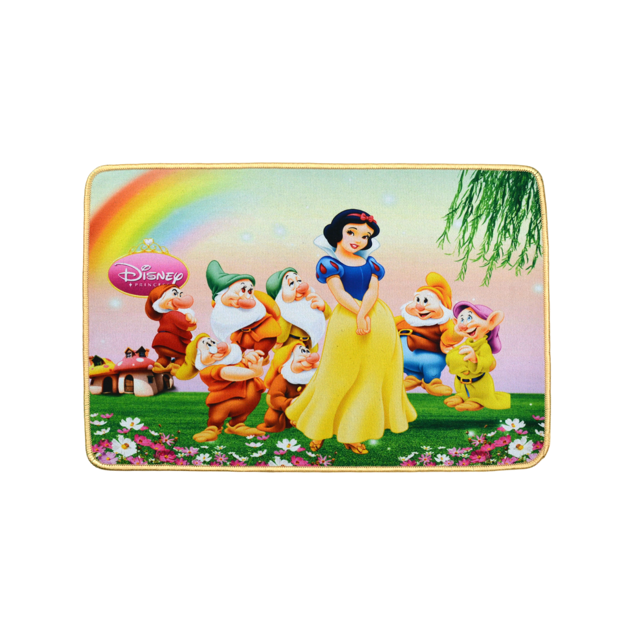 SNOW WHITE - Kids Animated Character Door Mat Table Mat Play Mat - DM083