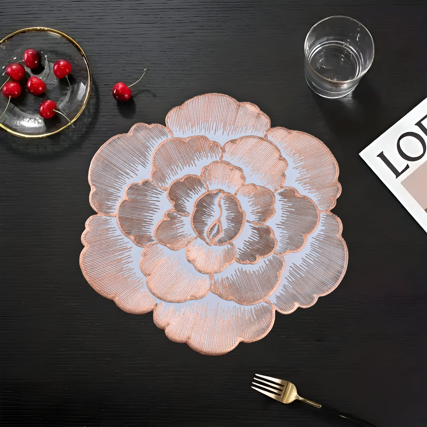 Vinyle Placemats for Dining Table Decoration Tablemats - PM056