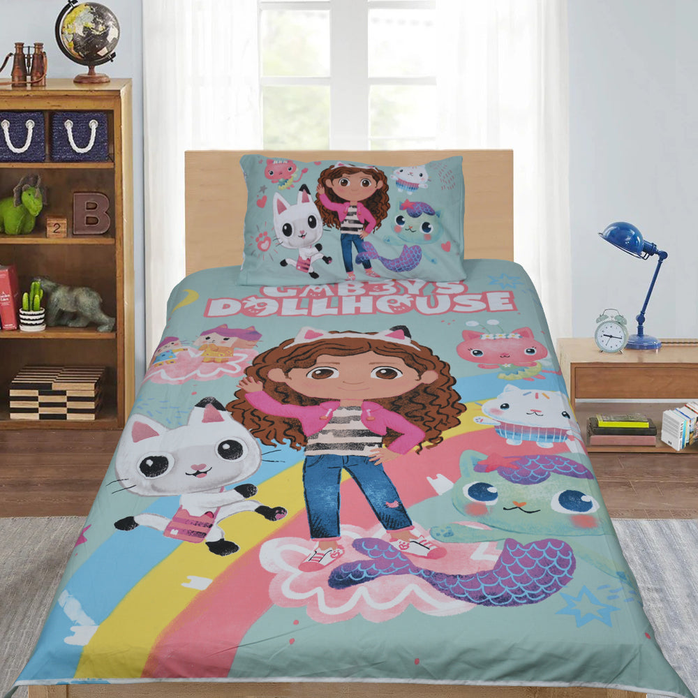 Gabby Doll House Bedsheet 