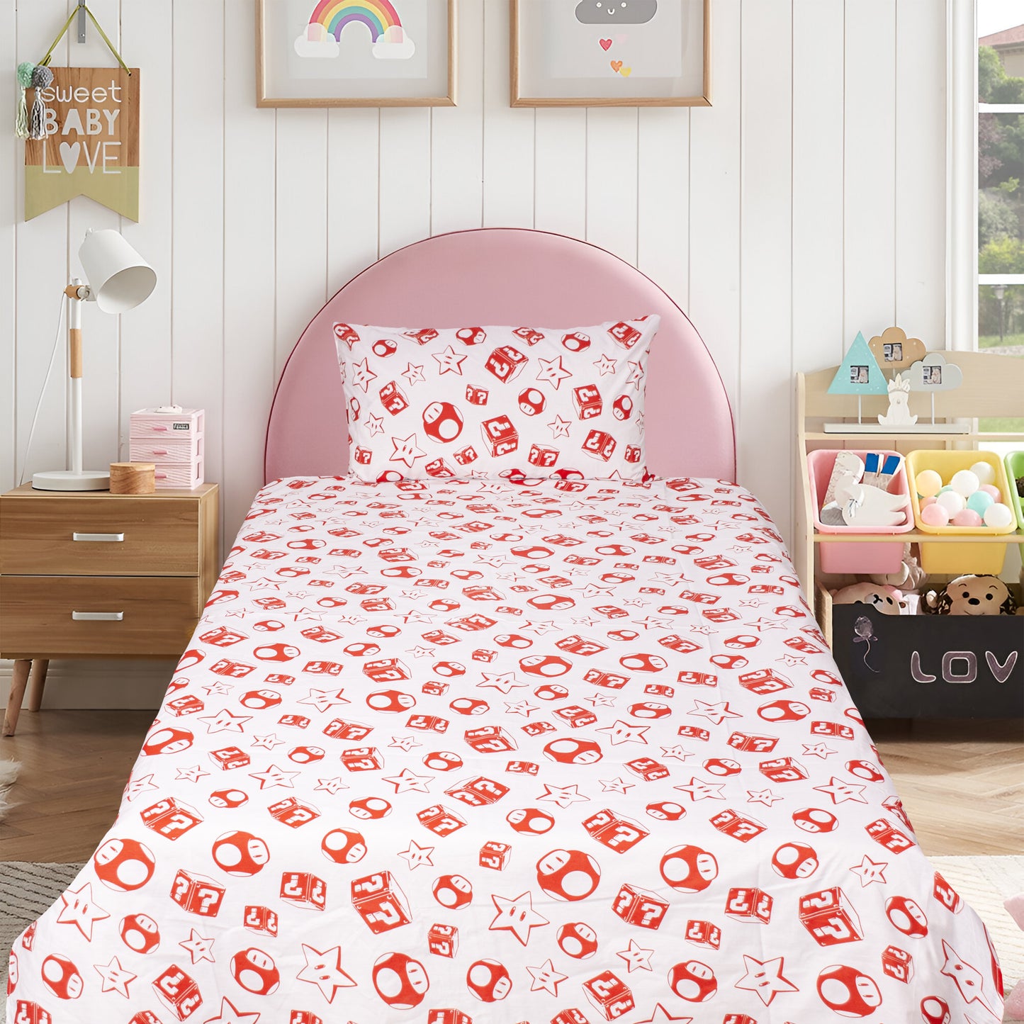 MYSTERY - Kids Exports Cotton Single Bedsheet - KCBS044