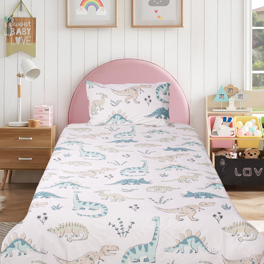 DINO VALLEY - Kids Exports Cotton Single Bedsheet - KCBS046