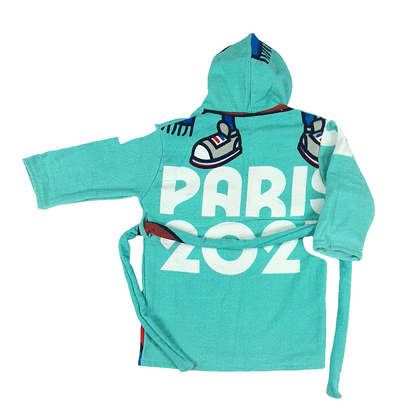 PARIS-Exports Leftover 100% Cotton Kids Printed Bathrobe - KBR015