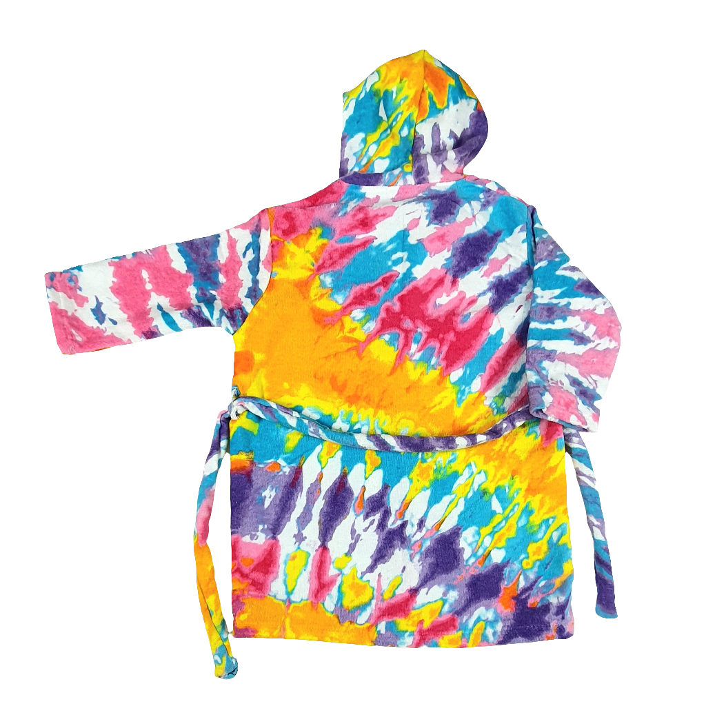 TIE&DYE-Exports Leftover 100% Cotton Kids Printed Bathrobe - KBR016