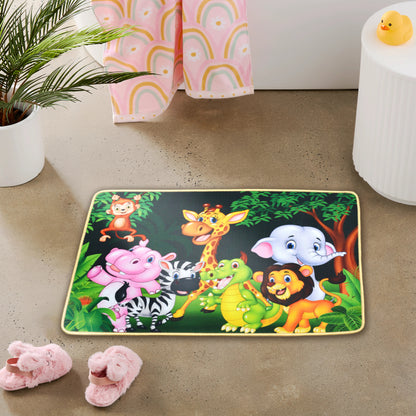 JUNGLE - Kids Animated Character Door Mat Table Mat Play Mat - DM076