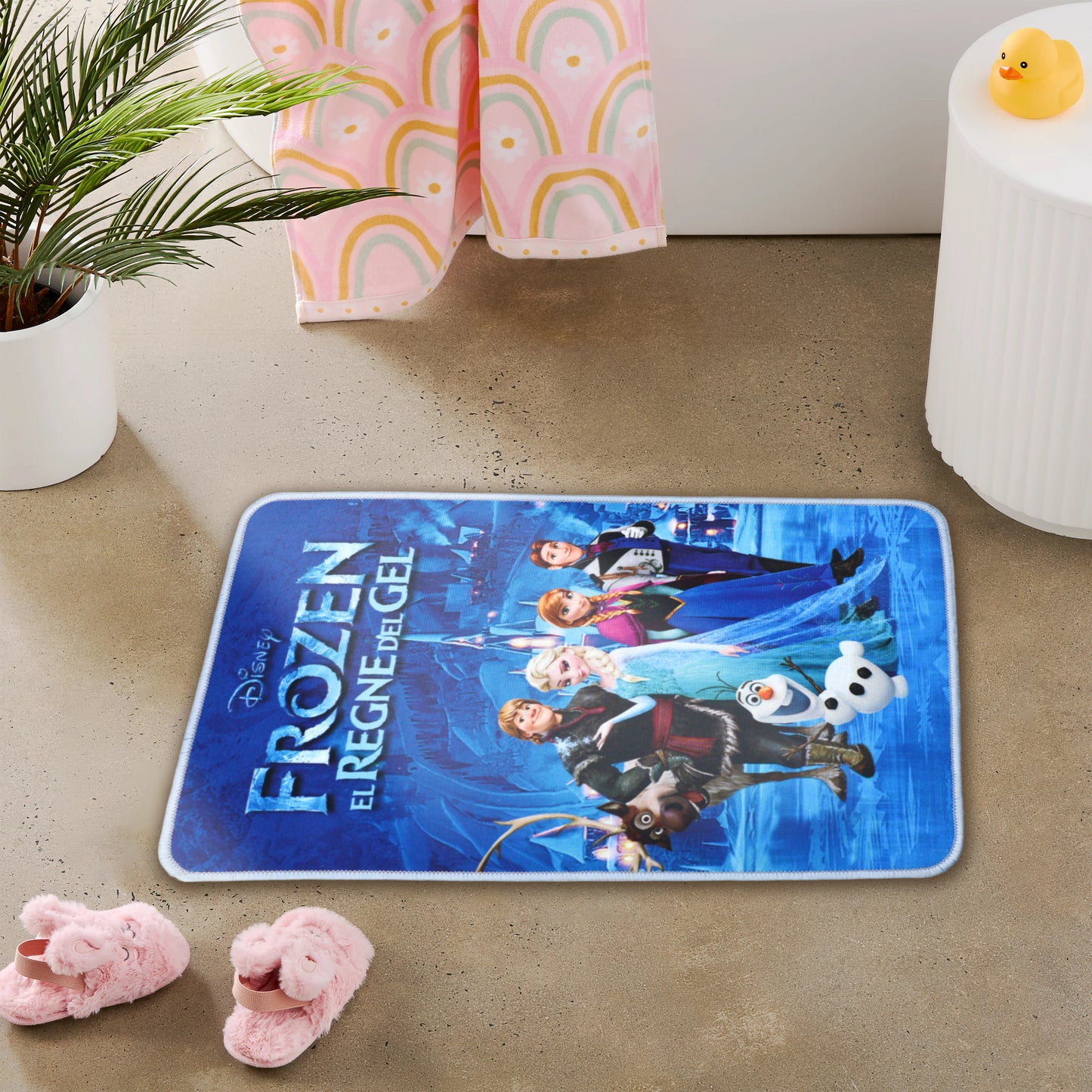 FROZEN - Kids Animated Character Door Mat Table Mat Play Mat - DM074