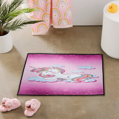 UNICORN - Kids Animated Character Door Mat Table Mat Play Mat  - DM080