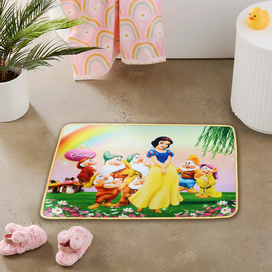 SNOW WHITE - Kids Animated Character Door Mat Table Mat Play Mat - DM083