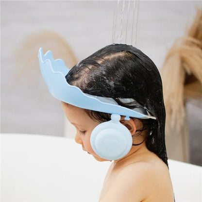 Baby Shampoo Cap Ear Protection Shampoo Hat Baby Kids Toddler Waterproof Bath Silicone Shower Cap Hairdressing Cap - NB0143