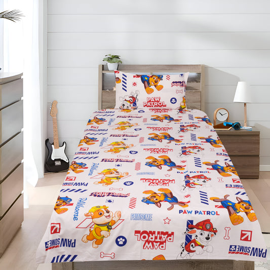 PAW PATROL - Kids Exports Cotton Single Bedsheet - KCBS061