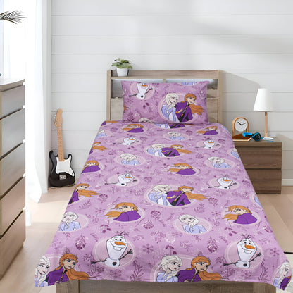 FROZEN - Kids Exports Cotton Single Bedsheet - KCBS049