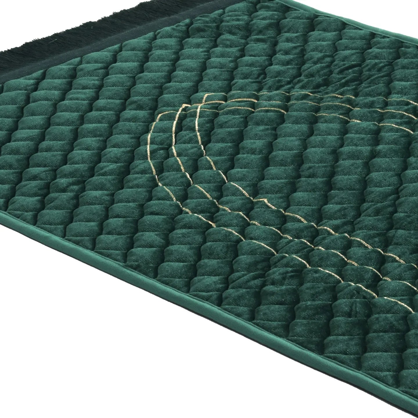 Premium Embroidered Soft Velvet Quilted Prayer Mat - PR038045