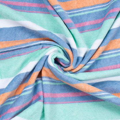 STRIPES - Velvet Printed Towels 100% Cotton - BT002