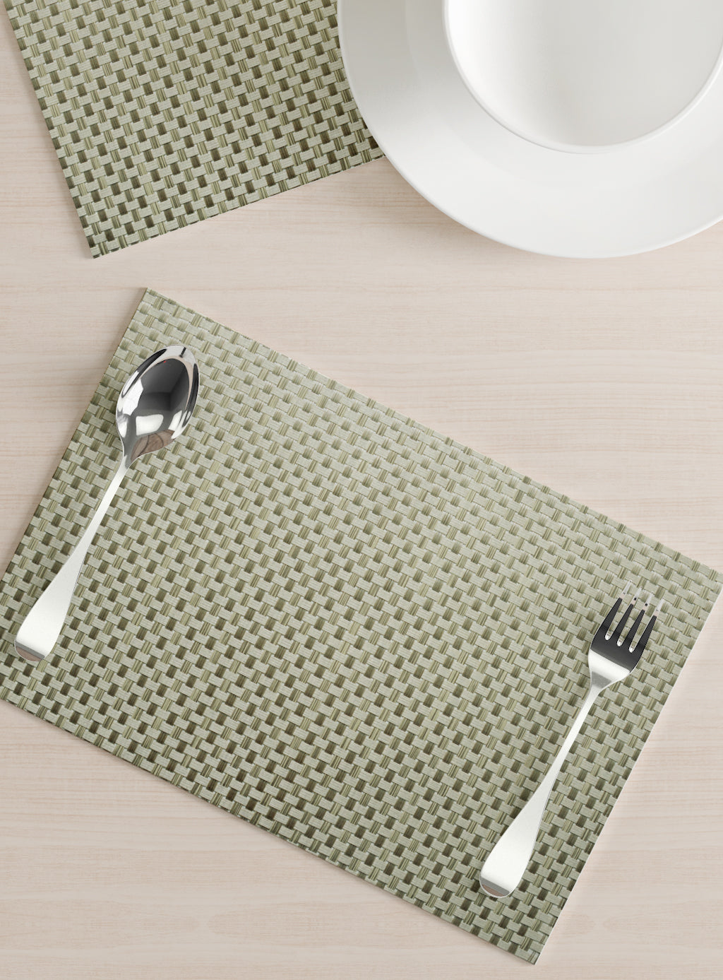 Woven Pattern Vinyl Placemats - PM003