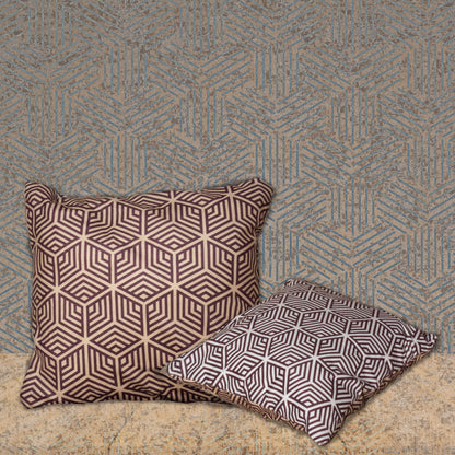 GEOMATRIC- Micro Velvet Luxury Cushion - FC065