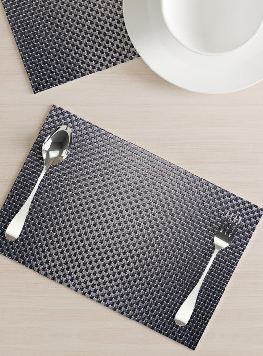 Woven Pattern Vinyl Placemats - PM006