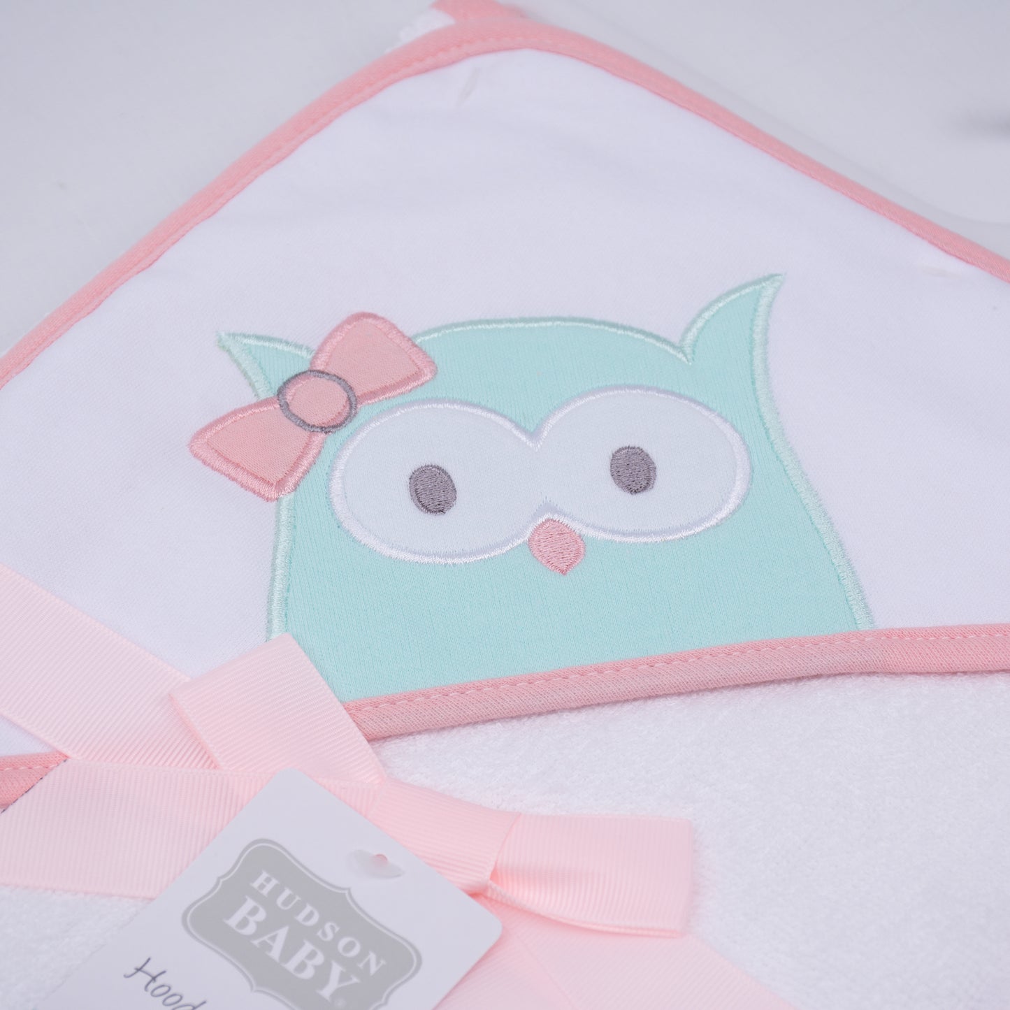 Hudson Baby - 100% Cotton Terry Hooded Towel & Wash Cloth - NB0101