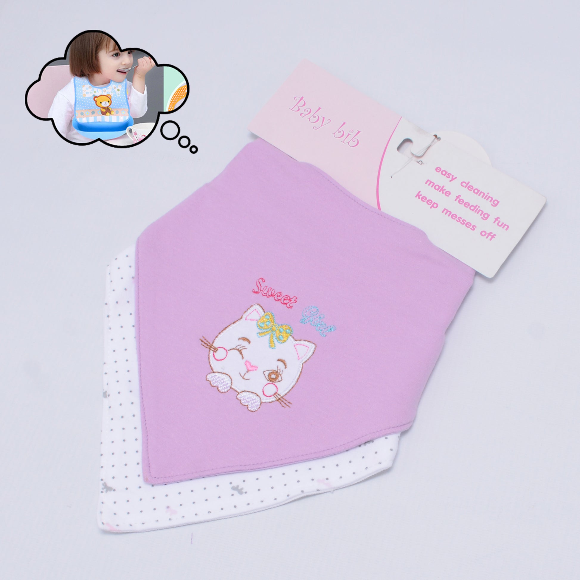 Baby Saliva Towel/Bib