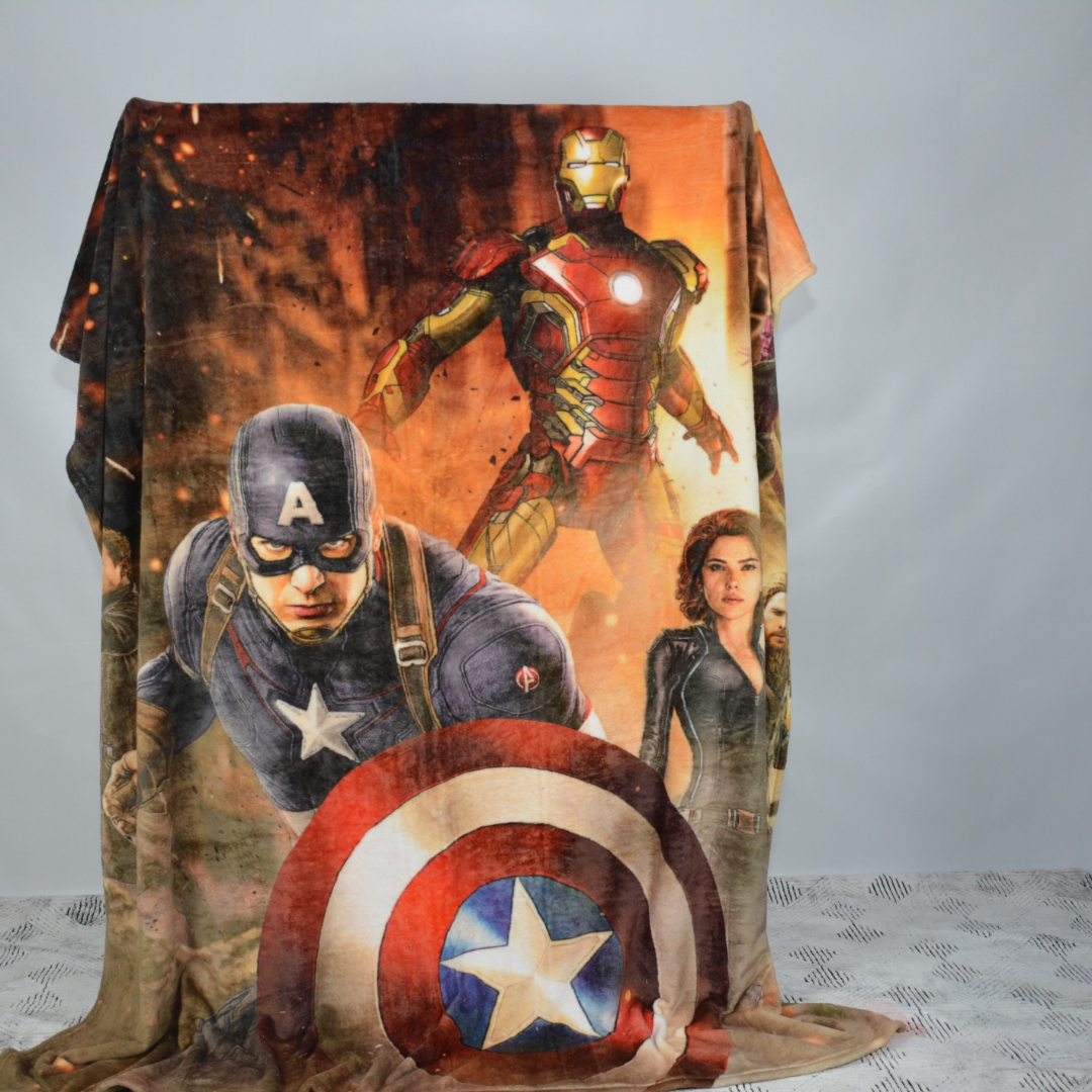 AVENGERS - Kids Printed Fleece Blanket 60x90 - KFB015