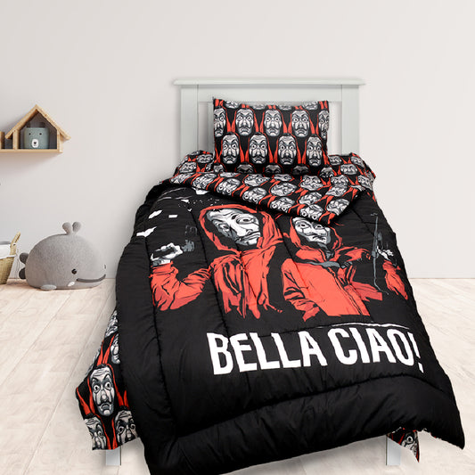 BELLA CIAO - Exports Cotton Kids Printed Comforter Set - KCS046