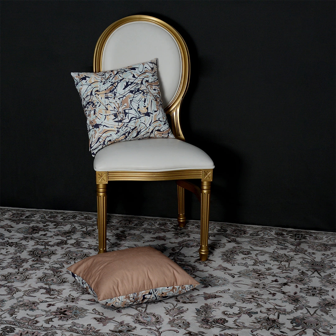 ACRYLIC SPLATTER - Micro Velvet Luxury Cushion - FC033