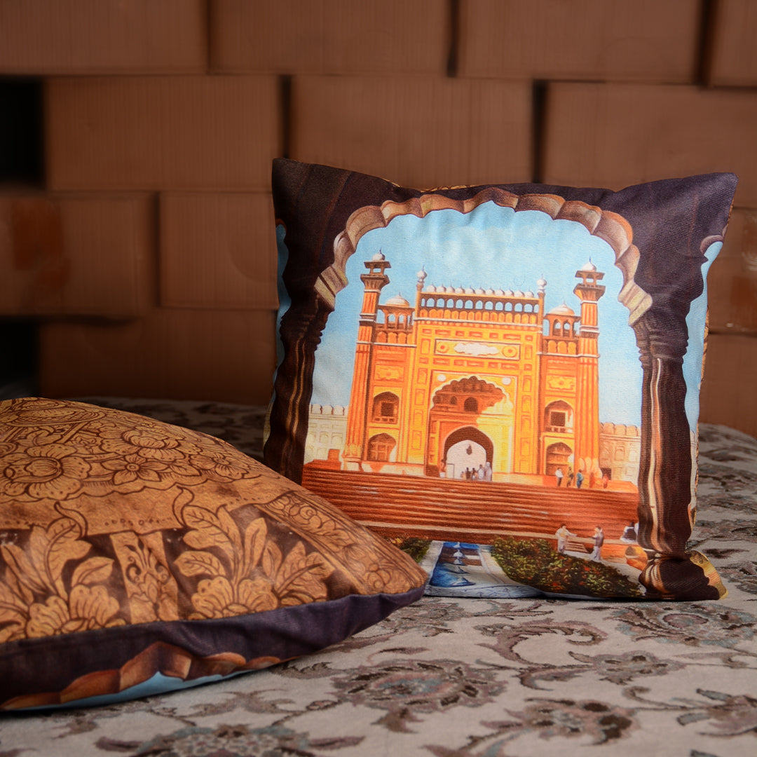 BADSHAHI GATE - Micro Velvet Luxury Cushion - FC043