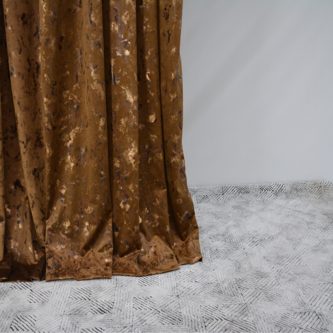 Leather Velvet Curtain