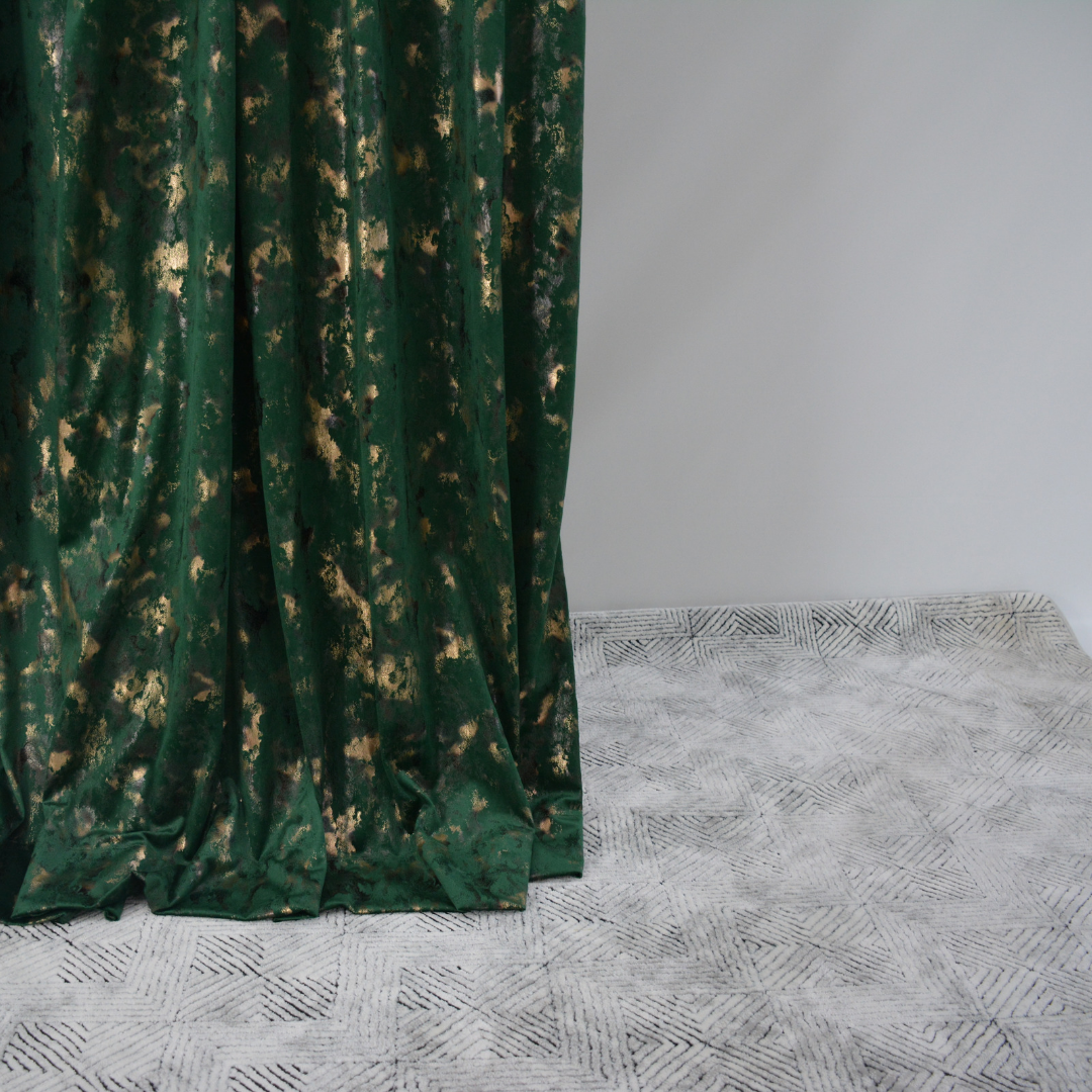 Leather Velvet Curtain