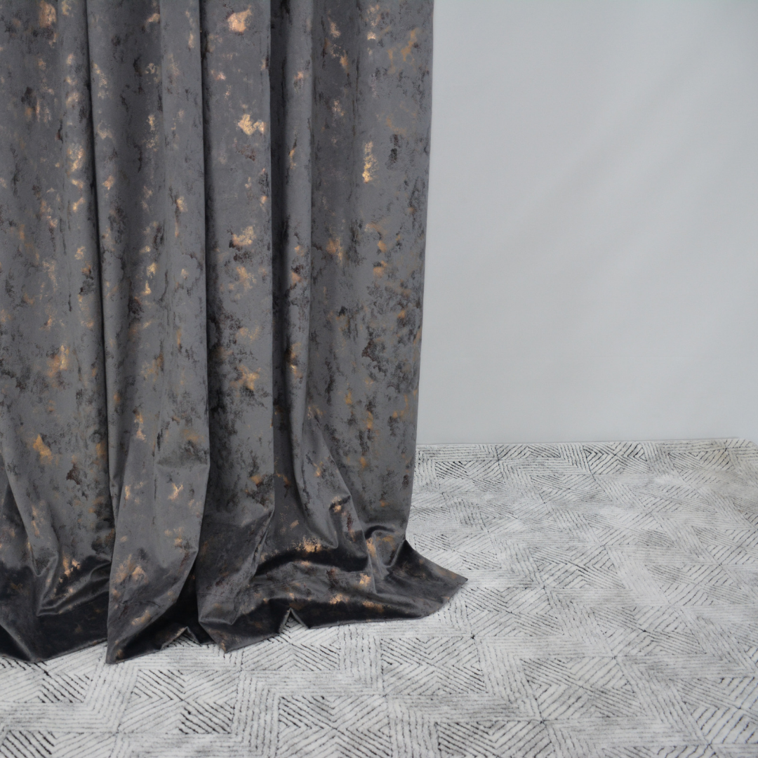 Leather Velvet Curtain