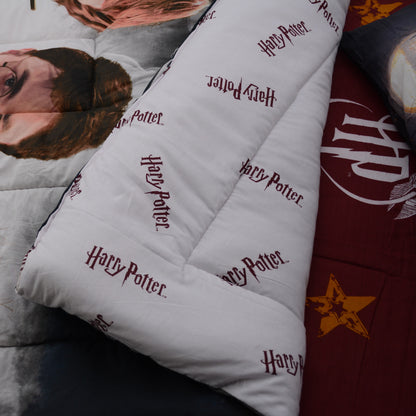 HARRY POTTER - Exports Cotton Kids Printed Comforter Set 3 Piece - KCS048