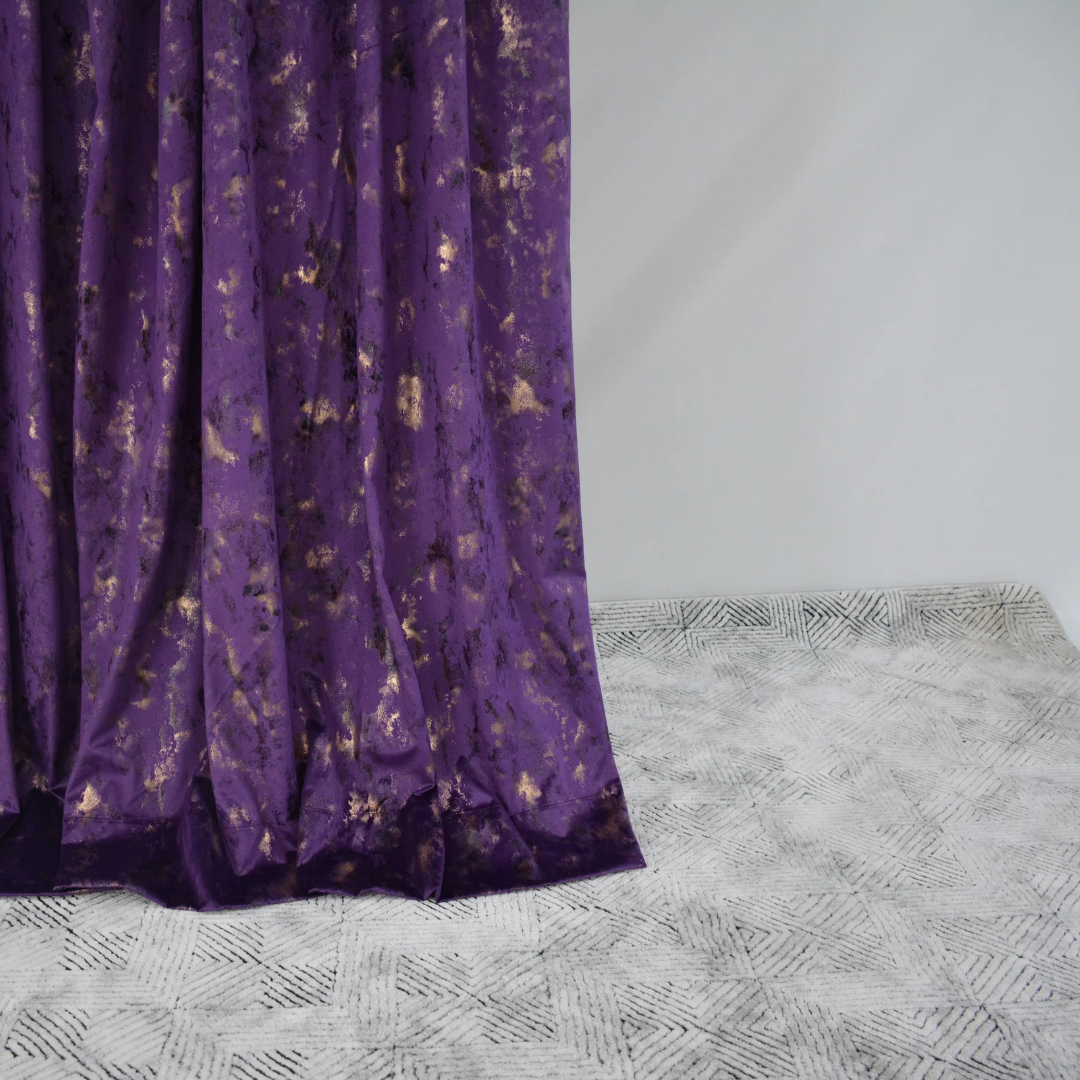 Leather Velvet Curtain