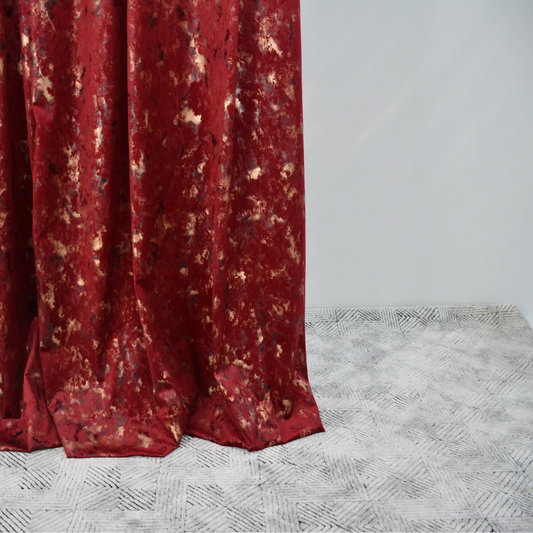 Leather Velvet Curtain