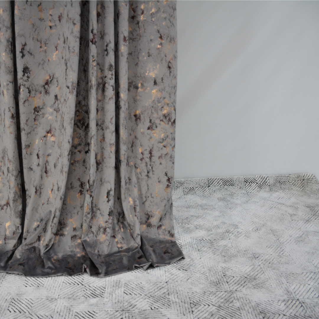 Leather Velvet Curtain