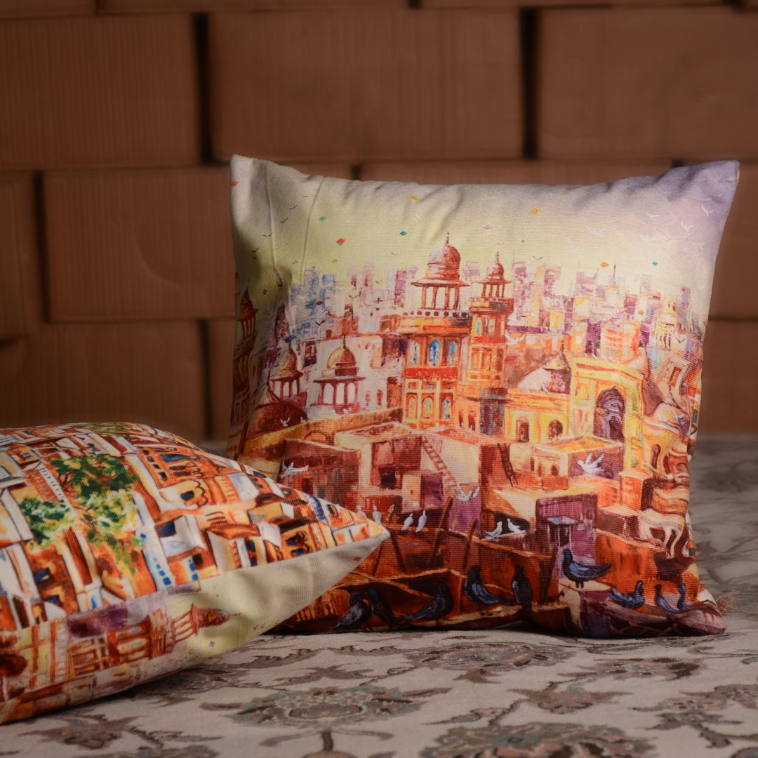 WAZIR KHAN - Micro Velvet Luxury Cushion - FC050